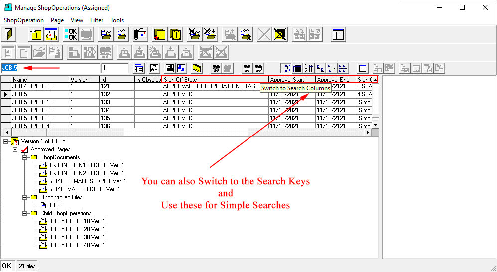 Simple Search Methods