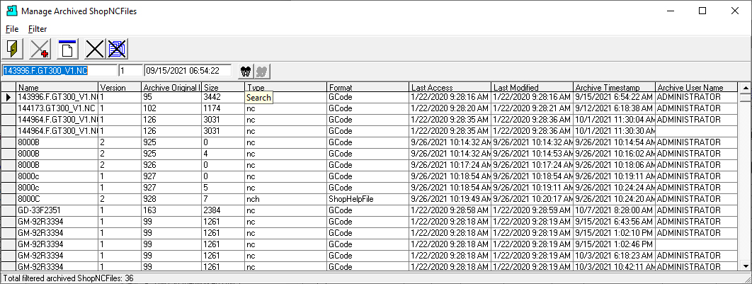 Archive ShopNCFiles Graphic