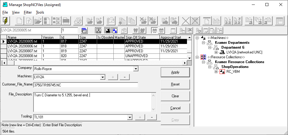 Edit Search Keys