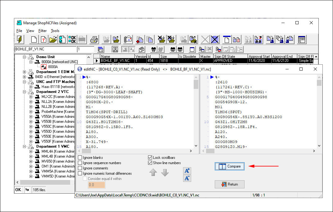 EditNC Comparison of ShopNCFiles