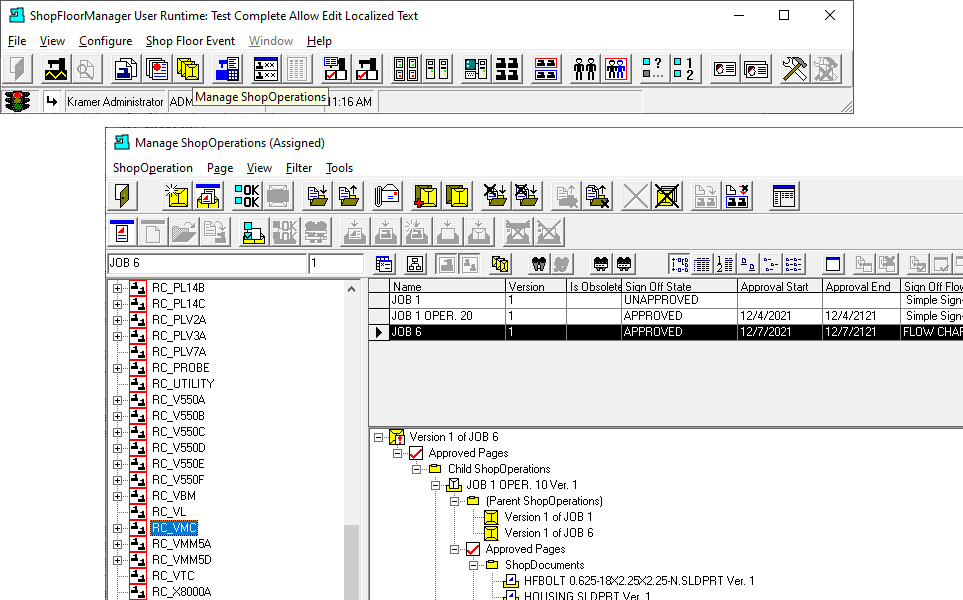 Change View (Show ShopFileCabinets)