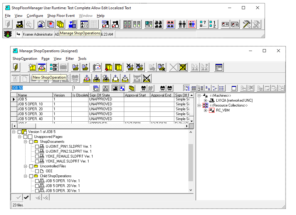 ShopFloorMonitoring Creations