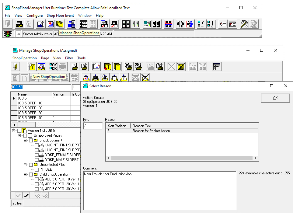 ShopFloorMonitoring Creations